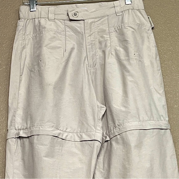 Columbia Outdoor Zip-off Pant Short Women’s Tan Size 8 Hiking Gorpcore Versatile - Picture 2 of 9